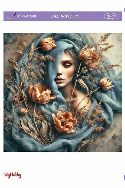 LİNEART Lineart Sulu Transfer No:LNT422 25x35cm