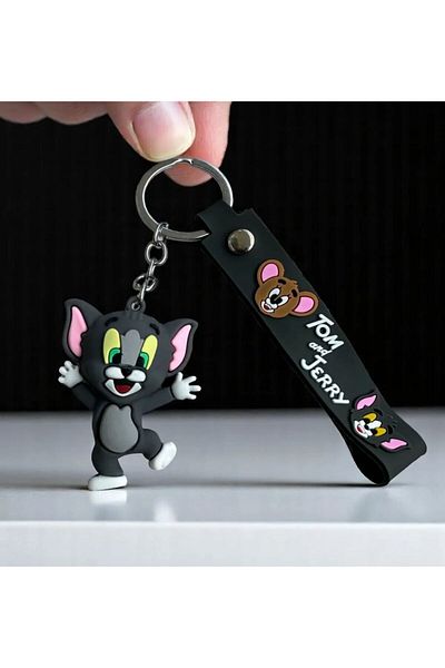 demirosa Garfield Figure Silicone Keychain & Bag Accessory