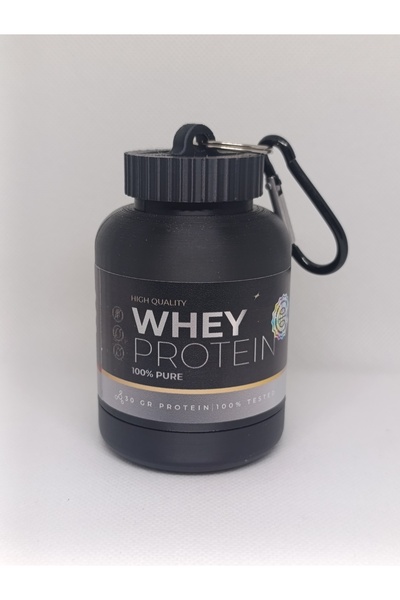 NozzleCraft Protein Toz Saklama Hunisi – 50g | Karabinalı