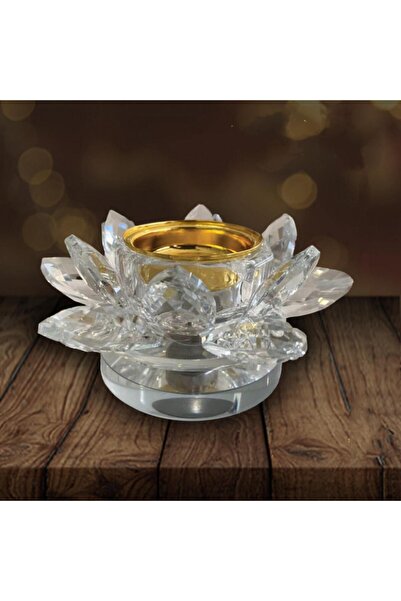 KARAKER مبخرة كريستال على شكل زهرة تصميم فاخر أنيق لتعطير المجالس والمنازل