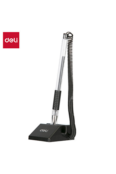 Deli حامل أقلام مكتبي E6791 - أسود - مثالي لطاولات المكاتب ومكاتب الاستقبال