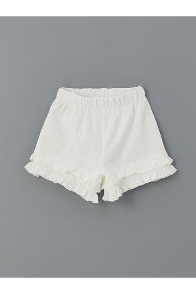 LC Waikiki Basic Elastic Waist Girl's Shorts
