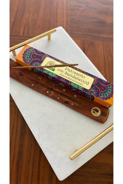 Genel Markalar Namaste India Palo Santo & Sandal Ağacı Organik Çubuk Tütsü – ...