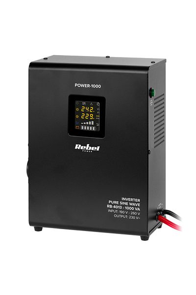 Rebel Pure Sine Wave Wall UPS - 12V / 1000Va / 700W