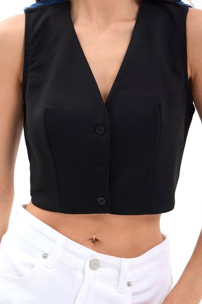 KAZAK 7159 Vest-Black