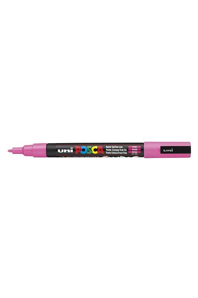 Uni Poster Marker Posca Pc-3M 09-1.3 Pink Pack of 6