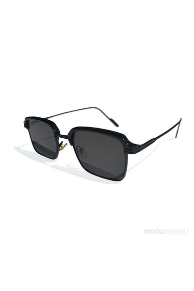 Markasepeti Frameless Luxury Design Black Unisex Sunglasses