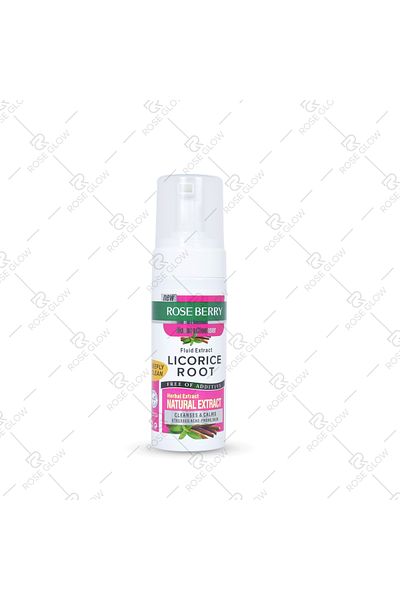 roseberry Licorice Foaming Facial Wash | Cleanses, Soothes, and Brightens Acne-Prone Skin
