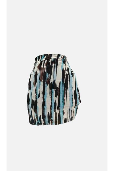 Niceboutique Patterned Chiffon Pareo with Waist Tie (150Cmx50Cm)