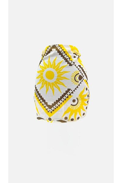 Niceboutique Patterned Chiffon Pareo with Waist Tie (150Cmx50Cm)