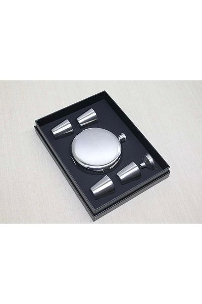robotrend 4 Shot Glass Flask Set