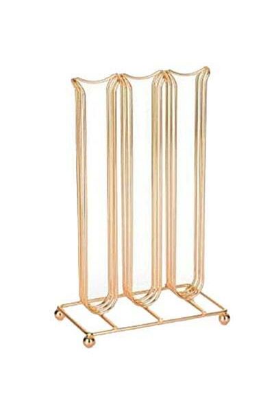 HALAMODO Coffee Capsules Storage Holder Gold 6.5x3.7x10.4inch