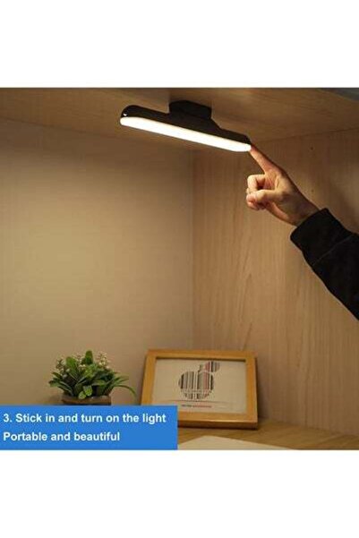 HALAMODO LED Hanging Magnetic Lamp Natural Light 30 x 3.5 x 5cm