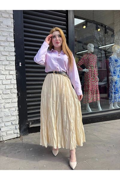 KAZAX Kras Skirt Cream – Affordable, Fast Shipping, Trending Product - Stylish Design |   Elegant & Stylish Design
