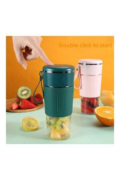 HALAMODO Wireless Rechargeable Juicer With USB 300.0 ml 650.0 W PSZHkc1301 Green/Clear