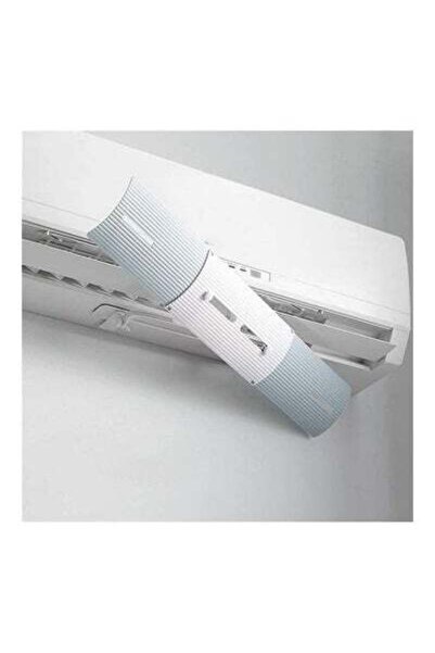 HALAMODO عاكس هواء مكيف هواء قابل للتعديل، مضاد للهواء المباشر، J118 أبيض/رمادي