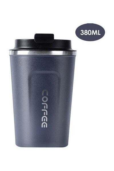 HALAMODO Stainless Steel Insulated Thermal Coffee Mug Blue/Black
