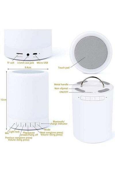 HALAMODO Bluetooth Speaker Lamp Multicolour