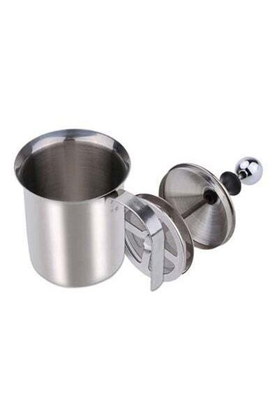 HALAMODO Stainless Steel Milk Frother Silver 17x13x9cm
