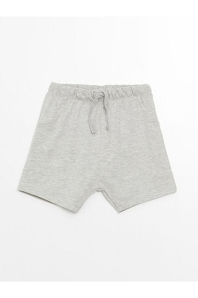 LC Waikiki Basic Baby Boy Shorts with Elastic Waist
