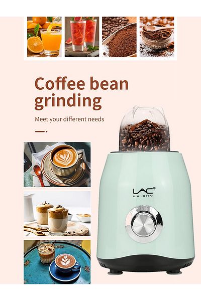 LAC LAICHY Blender for Smoothies,300W Personal Blender,1.5L Countertop Blender