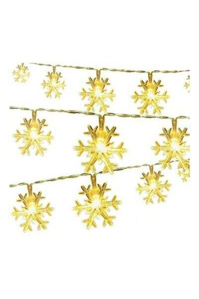 HALAMODO 40 Led Fairy Snowflake Light White 6meter