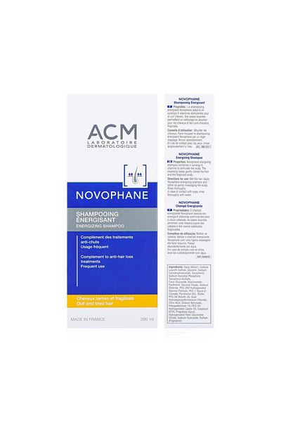 ACM Novophane Energizing Shampoo - 200 ml