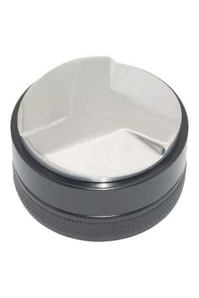 HALAMODO Shot Collar Coffee Distributor Silver/Black 58mm
