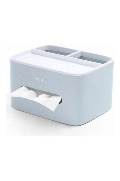 HALAMODO Tabletop Tissue Box Multifunction Storage Box for Living Room Tea Table Remote Control Nordic