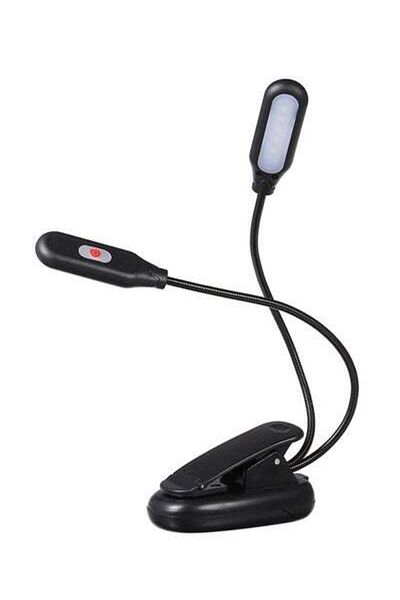 HALAMODO 2 LED Light Colors 3 Illumination Modes Table Lamp Black 95grams