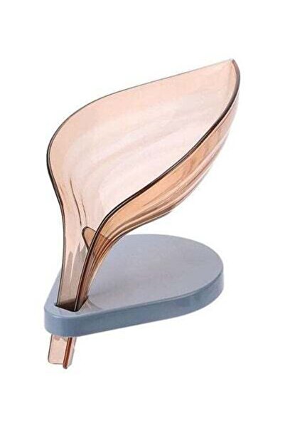 HALAMODO حامل صابون على شكل ورقة متعدد الألوان 12 سم