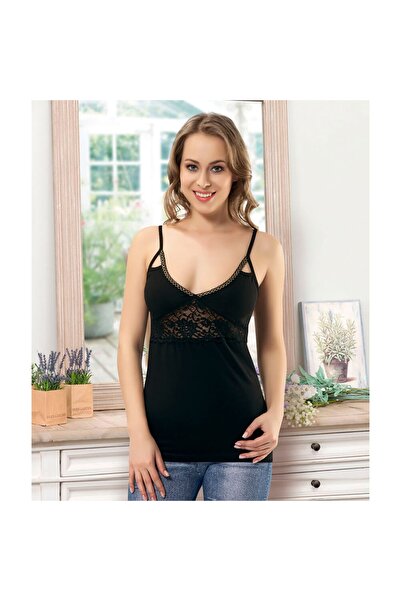 Narnuga قميص داخلي نسائي بحزام حبل مزين بالدانتيل 167