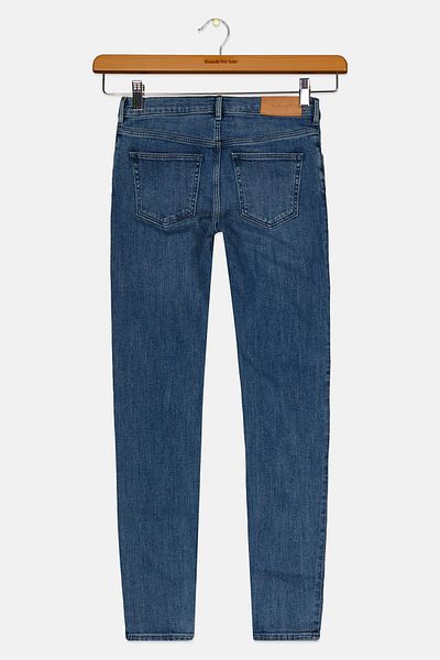 Gant Kids Girl Skinny Fit Washed Jeans, Blue
