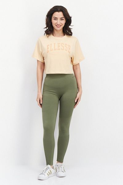 Ellesse Women Sportswear Fit Brand Logo Training Top, Light Brown
