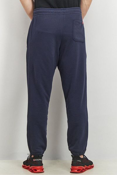 New Balance Men Athletic Fit Essential Fleece Pants, Navy Blue