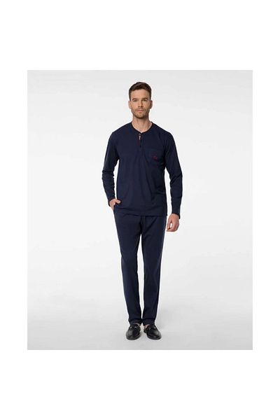 Narnuga Pijalux Men's Long Sleeve Pajamas 2053