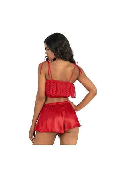 Narnuga Red Satin Shorts Kit 9206