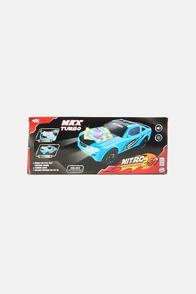 New Boy Nitro2Go Max Turbo Car, Blue
