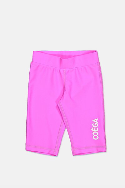 Coega Sunwear بنطلون سباحة سادة سهل الارتداء للبنات الصغار، وردي