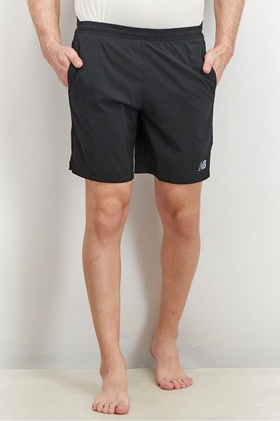 New Balance Men Athletic Fit 7 Inseam Training Short, Black