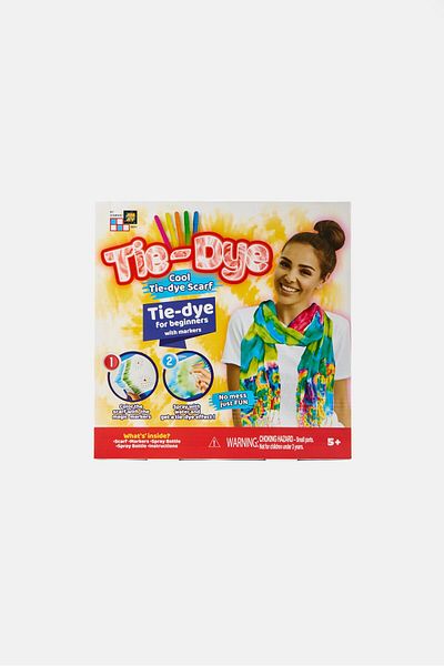 TİE DYE DIY Cool Scarf Tie Dying Kit