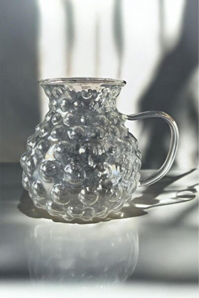 MİEN Mien 6 Kişilik Borosilikat Damla Model Cam Çay Bardağı Boncuk Model Çay Bardağı