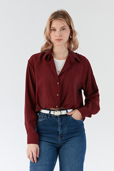 Fulla Moda Basic Body Detailed Necklace Shirt