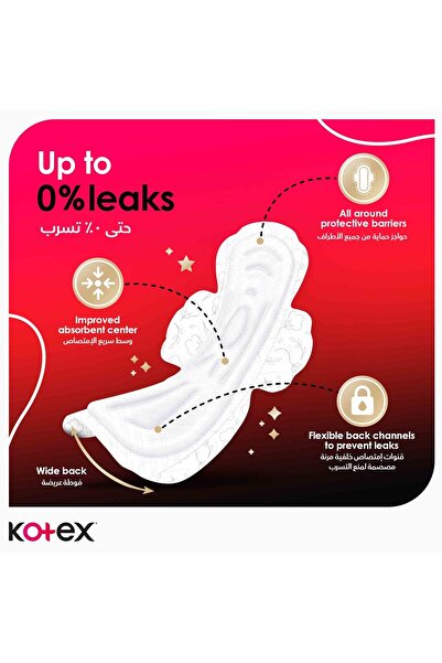 Kotex Maxi Protect Thick Overnight Protection Sanitary Pads with Wings 24 pcs