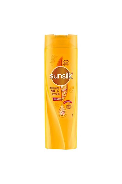 Sunsilk شامبو ناعم وأملس 360 مل مع بروتين البيض وزيت اللوز وفيتامين سي - عناية مغذية