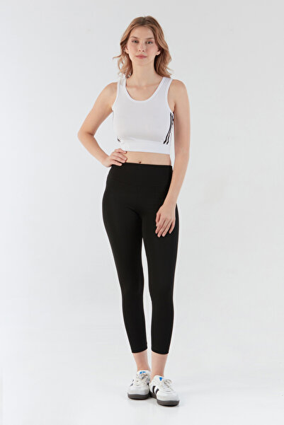 Fulla Moda Halter Neck Bustier with Side Stripes