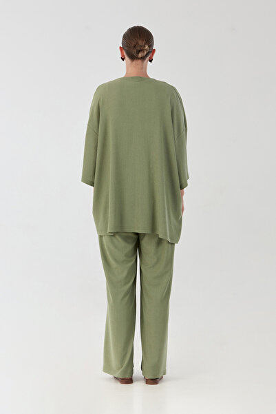 Fulla Moda Bürümcük Fabric Shawl Collar Set of 3