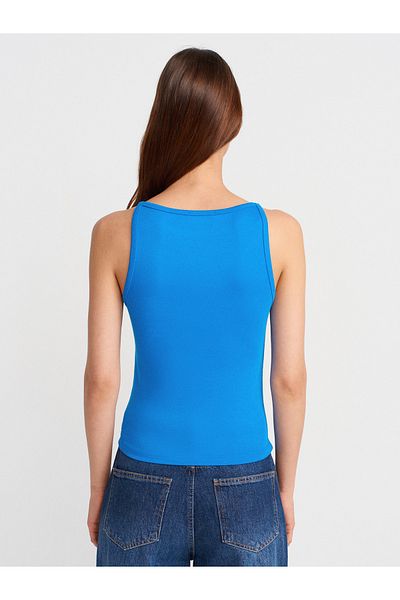 Dilvin 21048 Top-Saks cu guler Halter