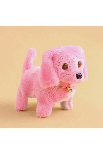 rexa Walking & Barking Plush Puppy Toy – Battery-Powered Dog with Sound & Light for Kids