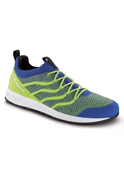 Scarpa Men's Blue/Green Sports Walking Shoes Gecko Air Flip Lime Shoes (2)
